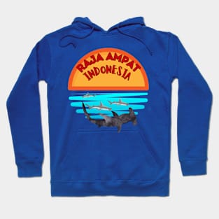 Raja Ampat Hammerhead Shark Diving Hoodie